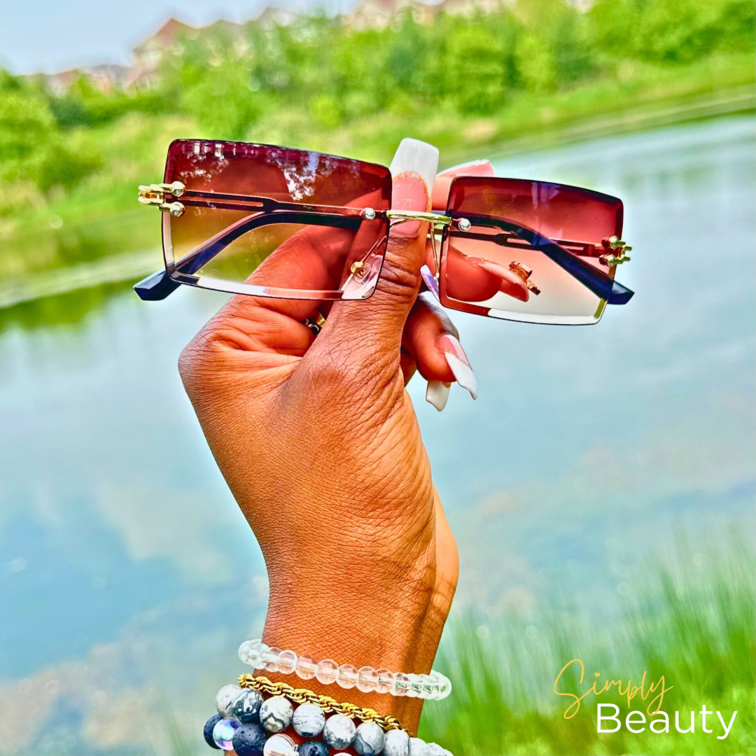 Small Rectangular Frame Sunglasses