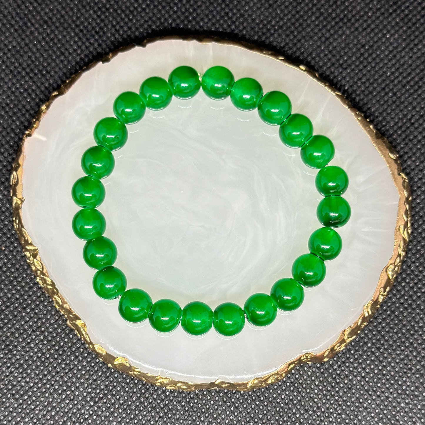 Solid colour beaded bracelet