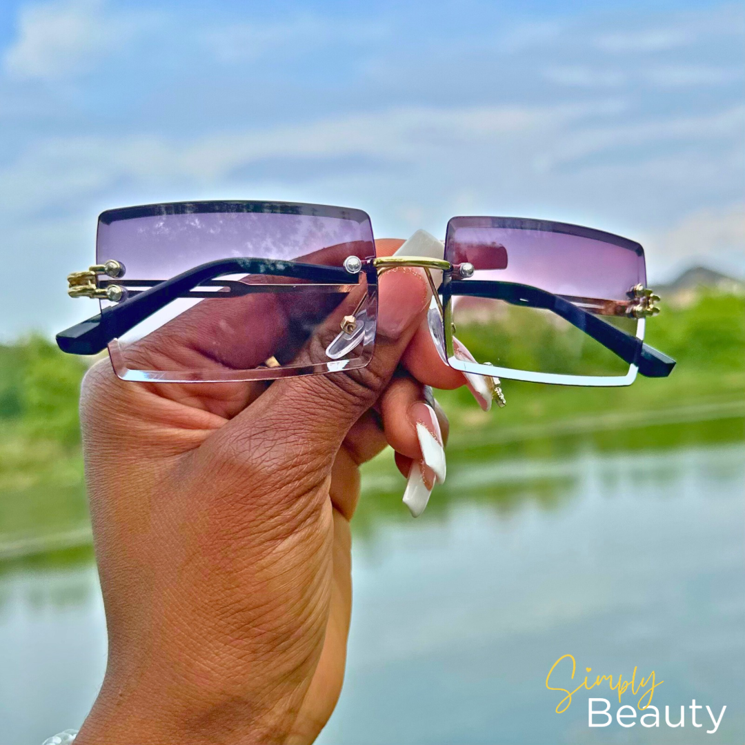 Small Rectangular Frame Sunglasses