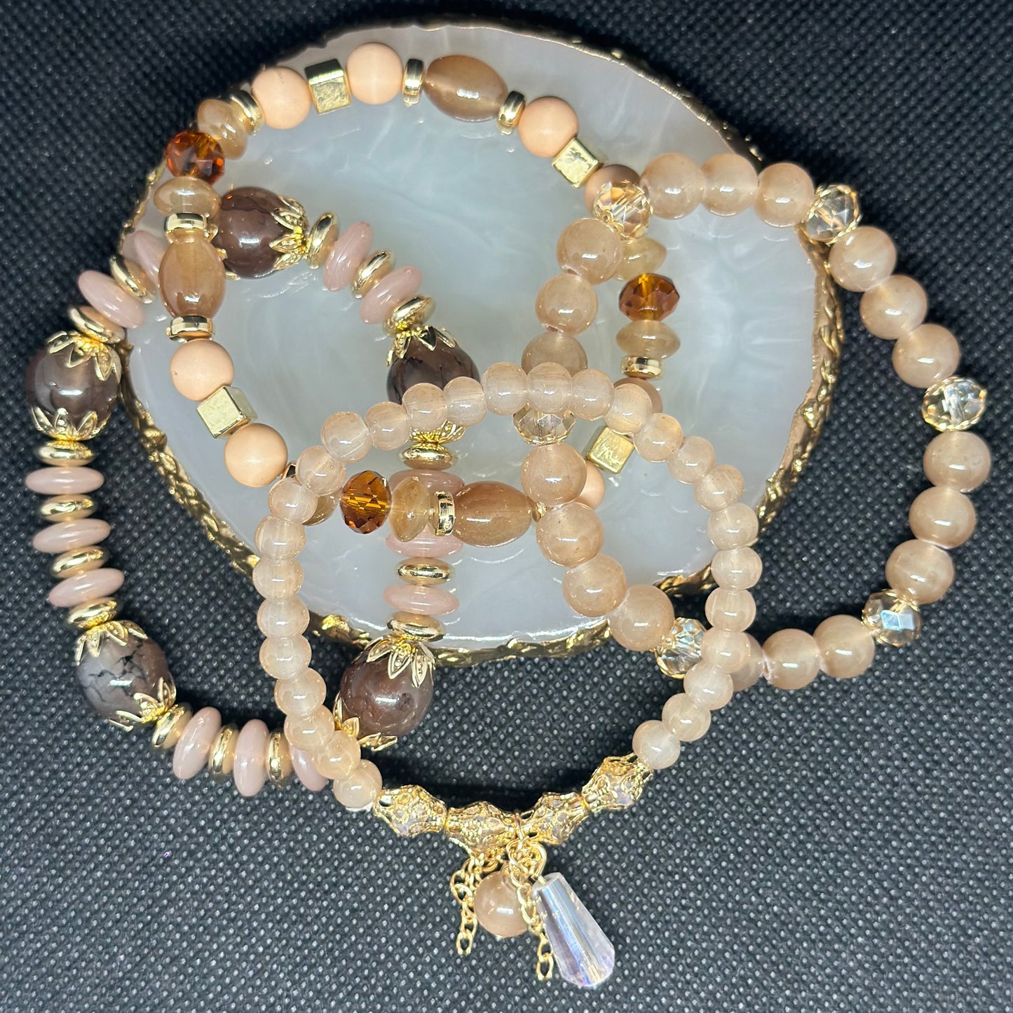 Neutral Colour Bracelet Set (4pc)