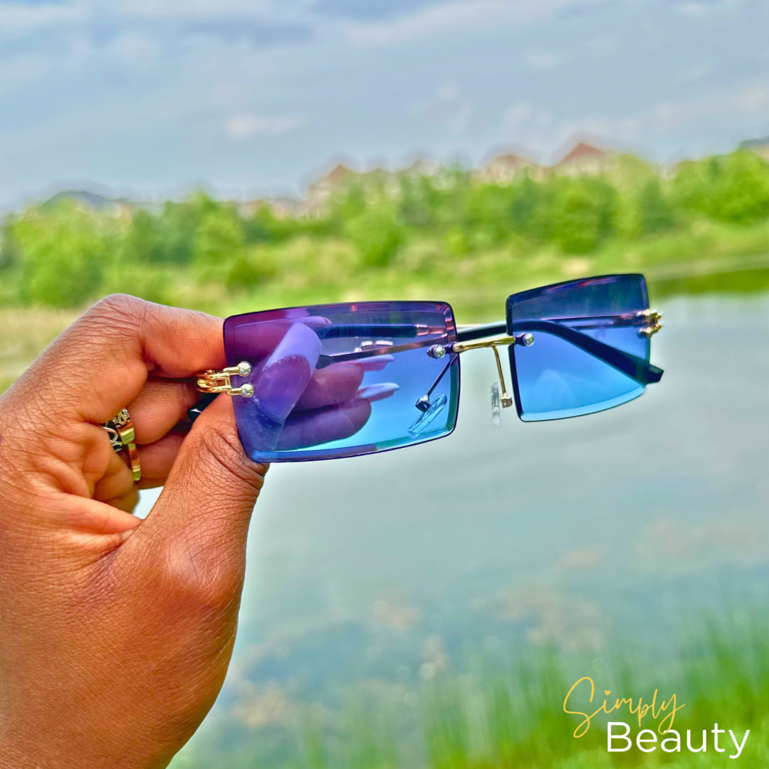 Small Rectangular Frame Sunglasses