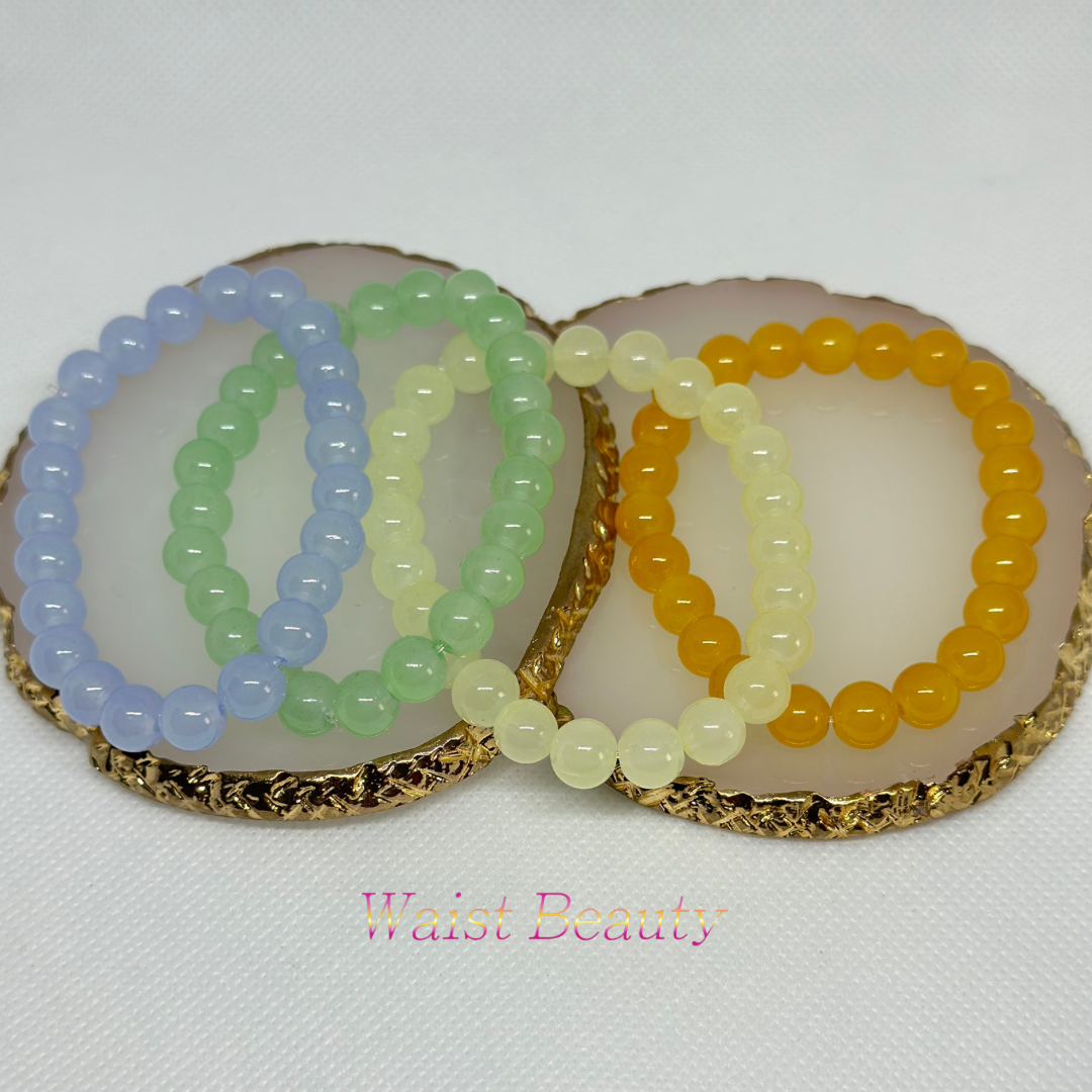Coloured Beaded Bracelet (1pc)
