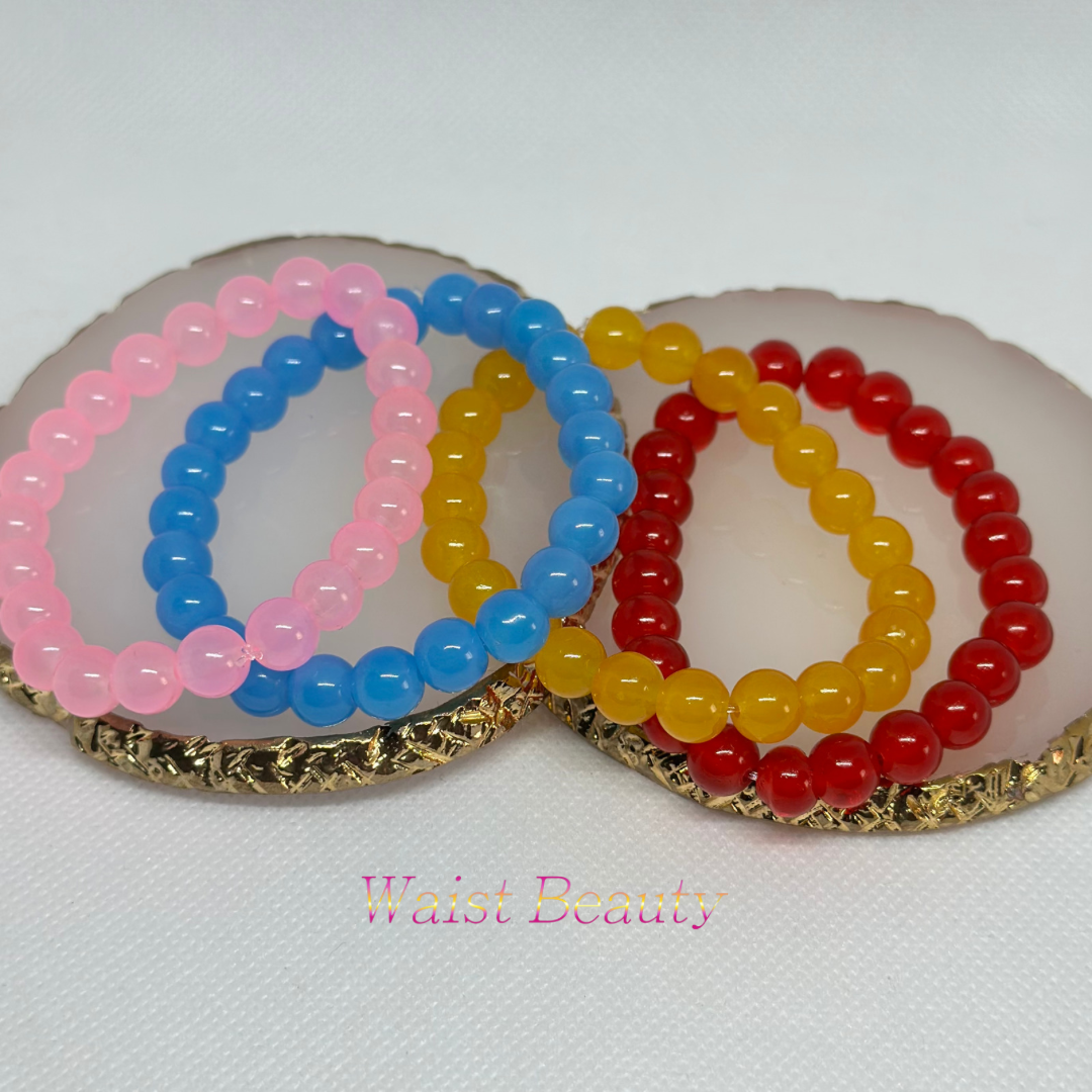 Coloured Beaded Bracelet (1pc)