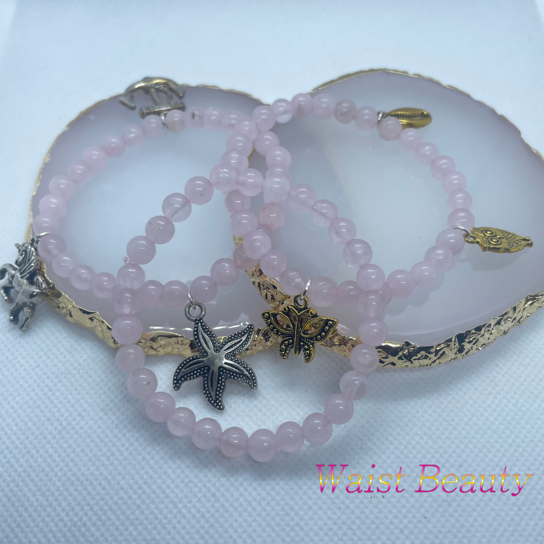 Rose Quartz Bracelet 1pc