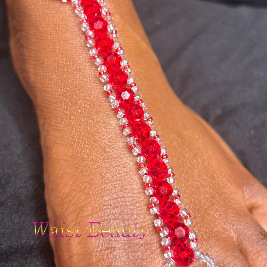 Red Cherry Pie Toe-Anklet