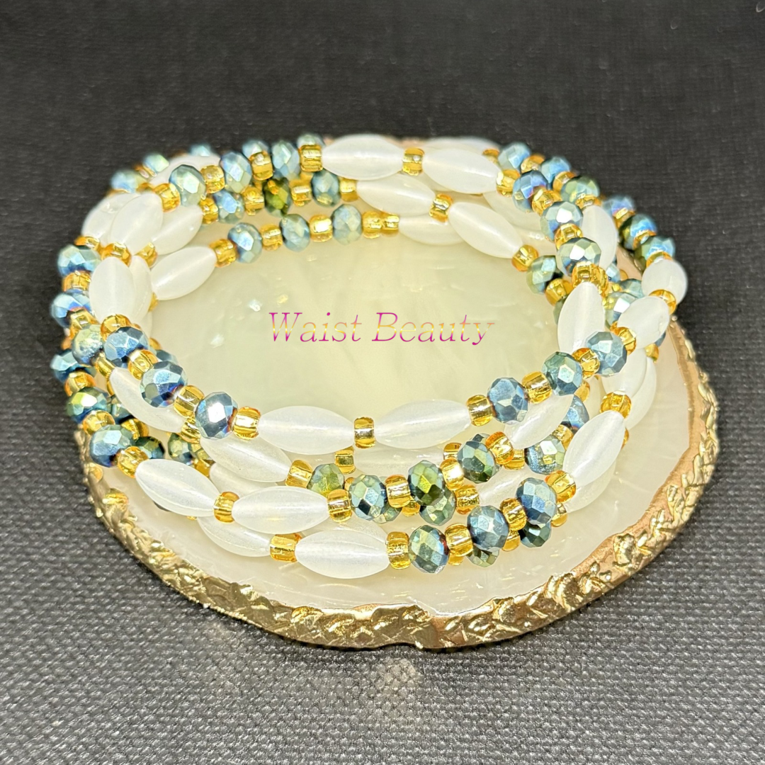 Waist beauty - Coastal Dream- African waist bead