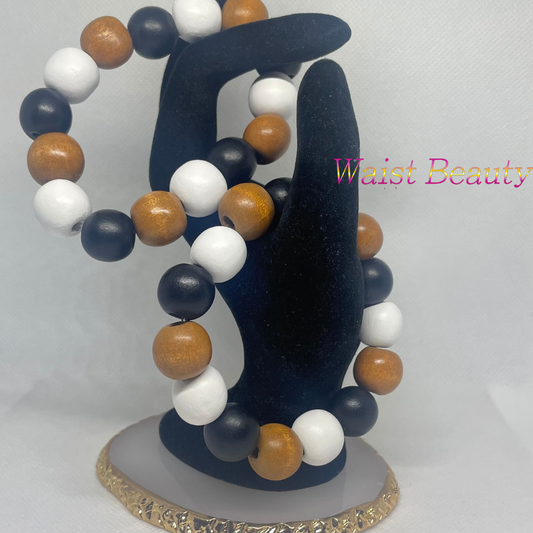 Multi Tone Wooden Bracelet (1pc)