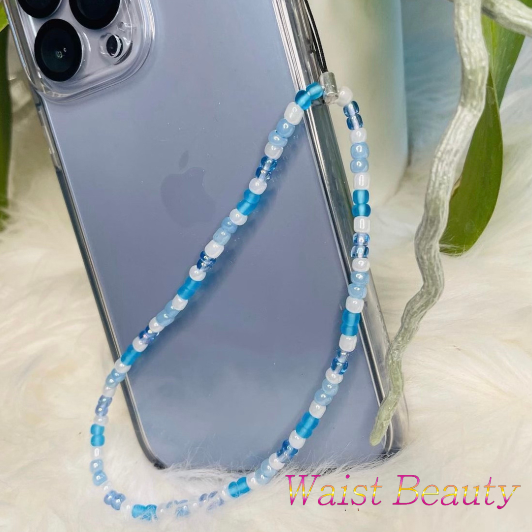 Multi-Blue Theme Phone Strap