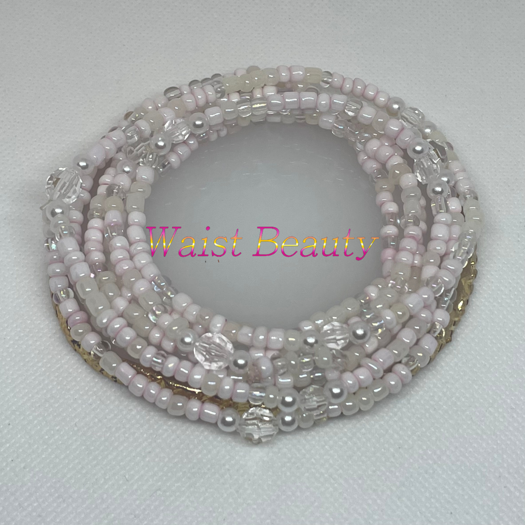 Pink With Gems Thigh/Waist Bead
